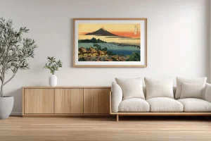 Hokusai 36 Views No.28 - #028 Dawn at Isawa, Kai Province – Hokusai& #