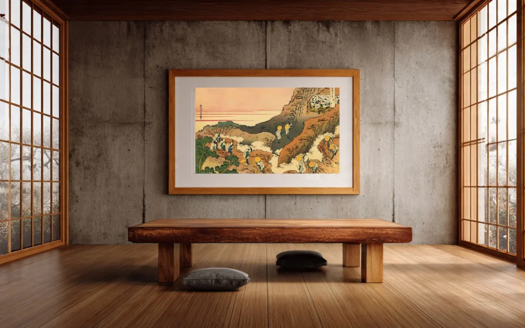 Hokusai 36 Views No.32 - #032 Groups of Mountaineers – Hokusai’