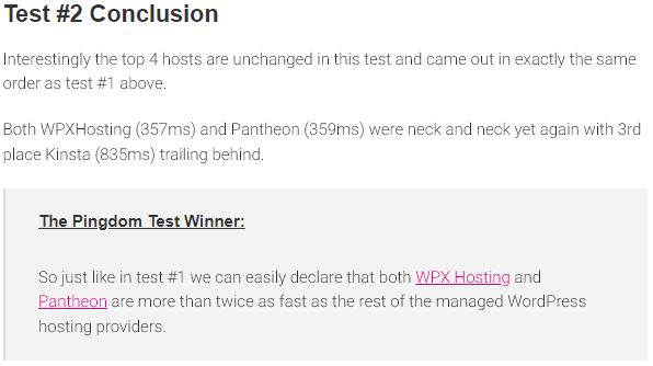 Test 2 Pingdom laadsnelheid conclusie test 2 pingdom loading speed conclusion