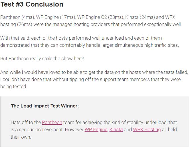 Test 3 belastingimpact conclusie Test 3 Load Impact Conclusion