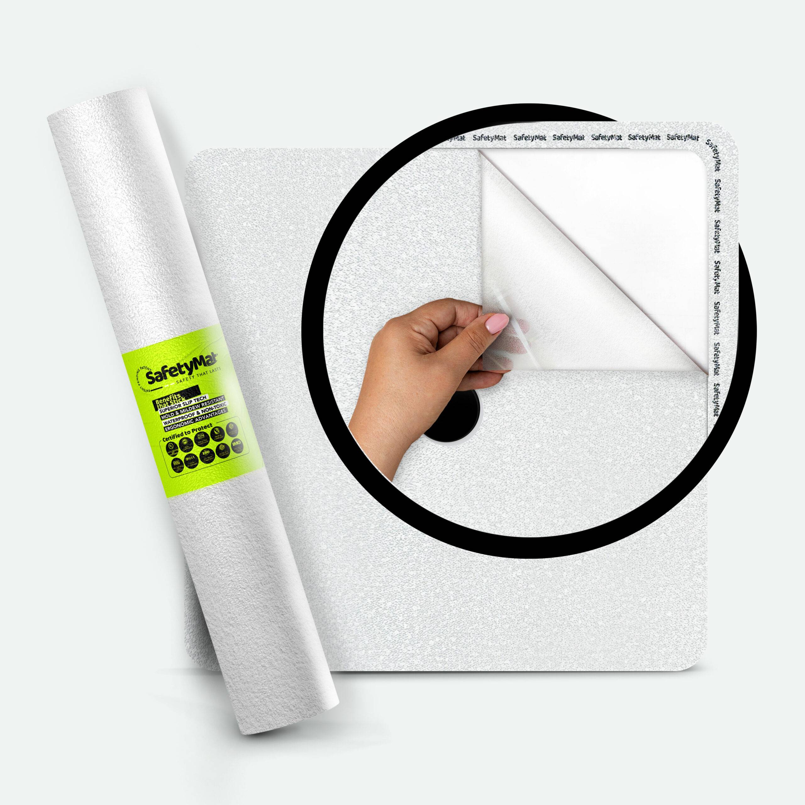 24"x24" Clear, Resilient, Non Abrasive