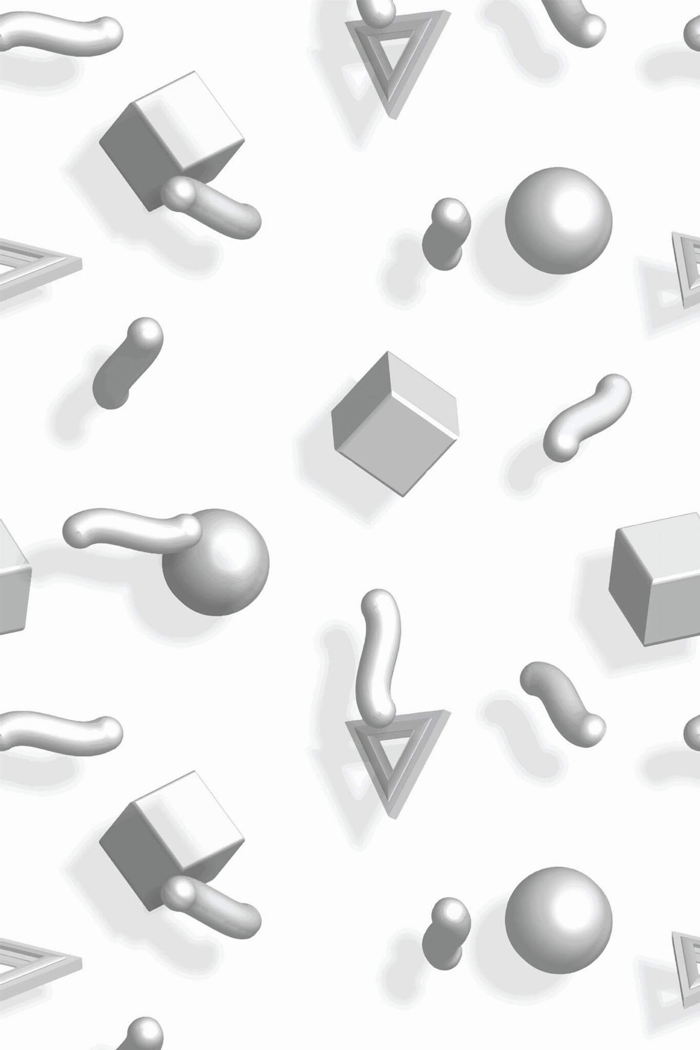 3D memphis Wallpaper - Image 2