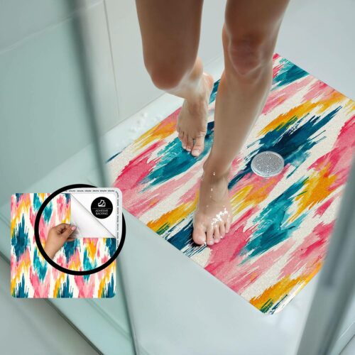 Boho Ikat, Peel &, Waterproof, Removable