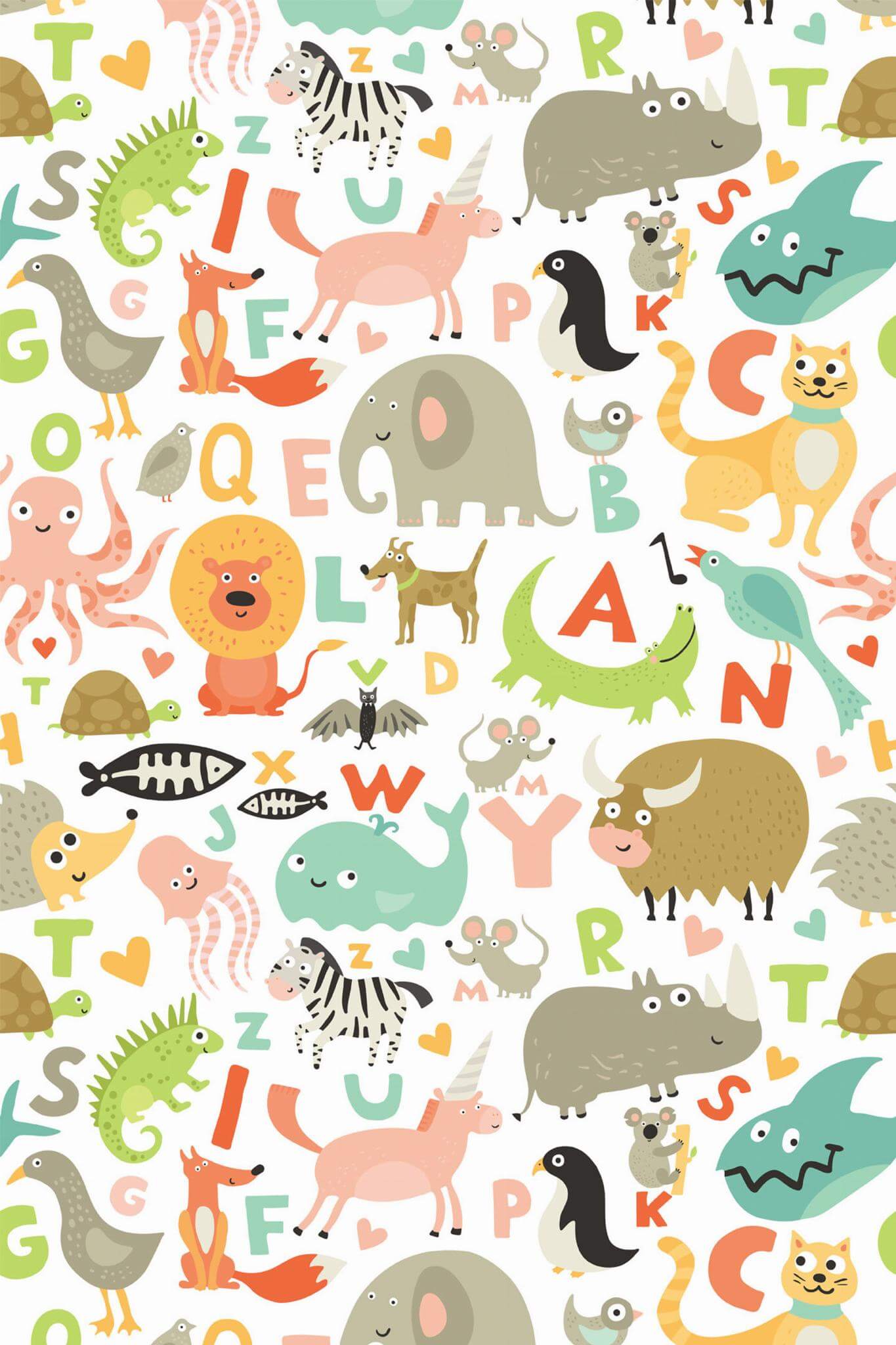 Animal alphabet Wallpaper - Image 2
