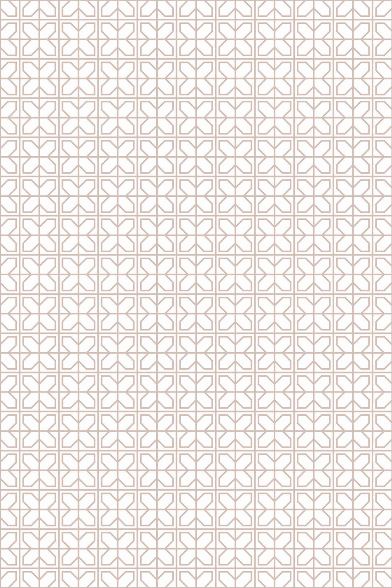 Beige geometric tile Wallpaper - Image 2