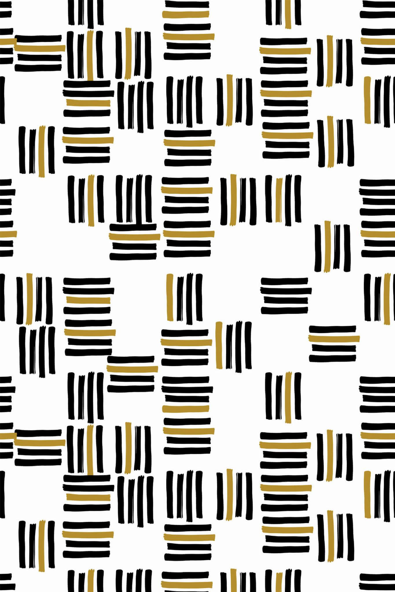 Black and brown stripes Wallpaper - Image 2