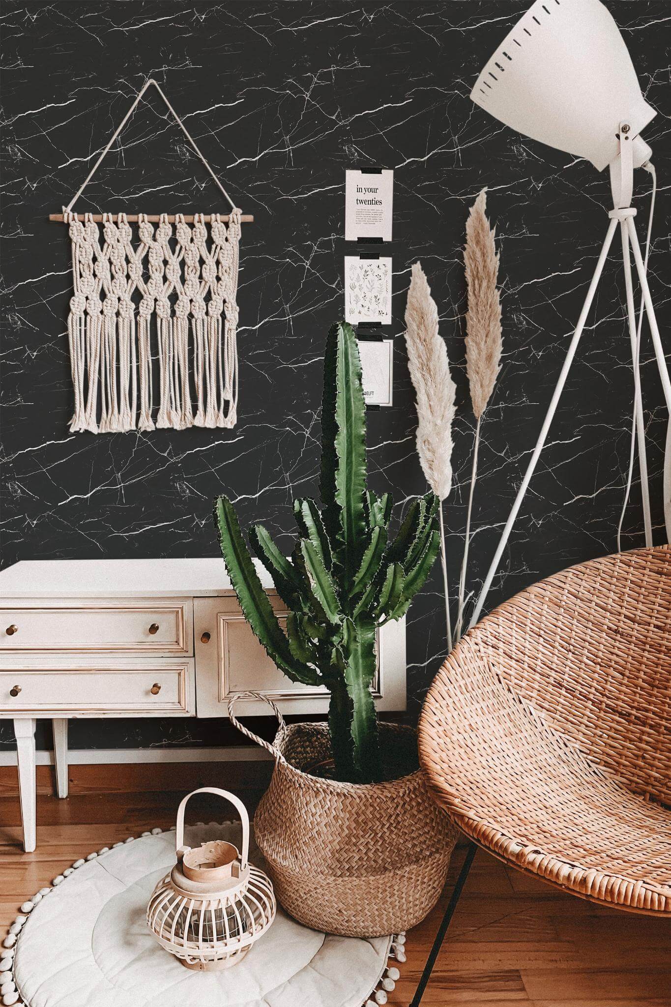 Black marble Wallpaper