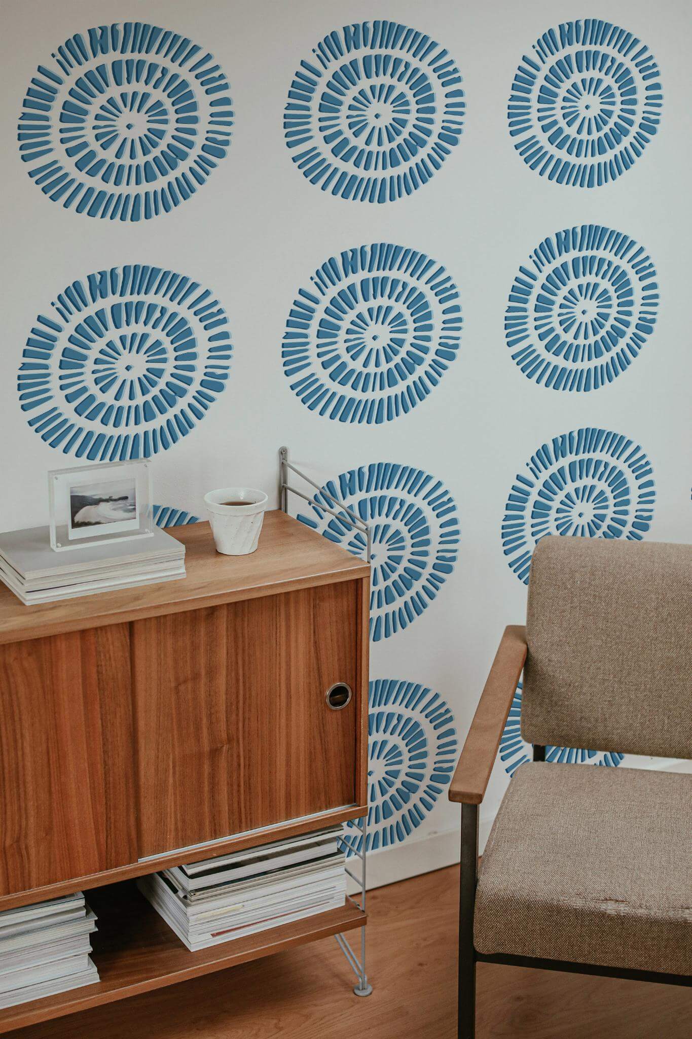 Ikat circle Wallpaper