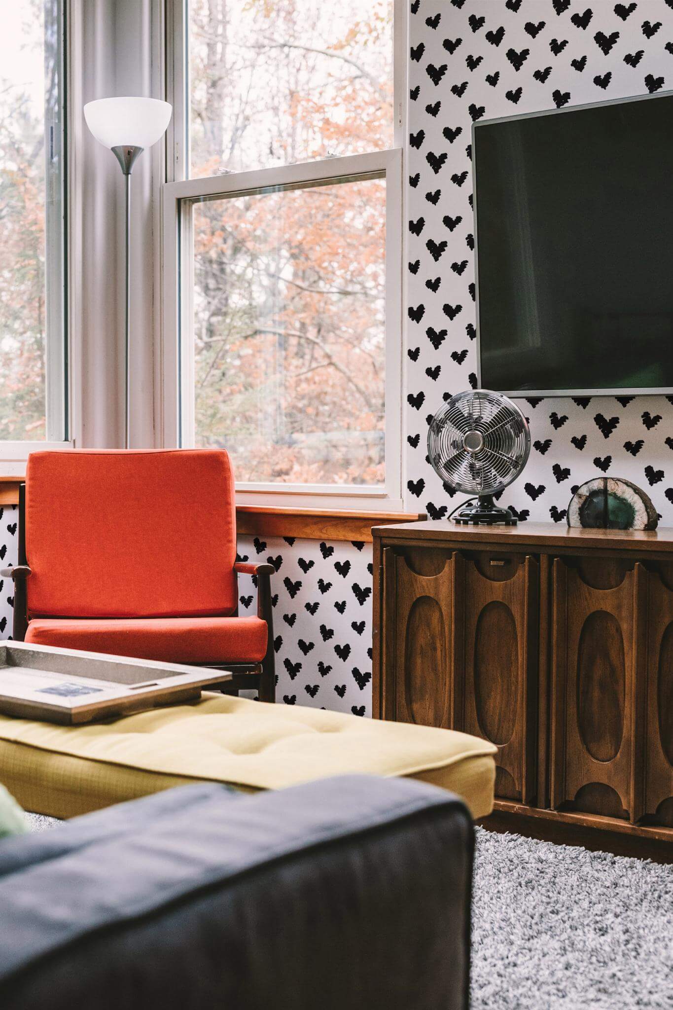 Brush stroke heart Wallpaper