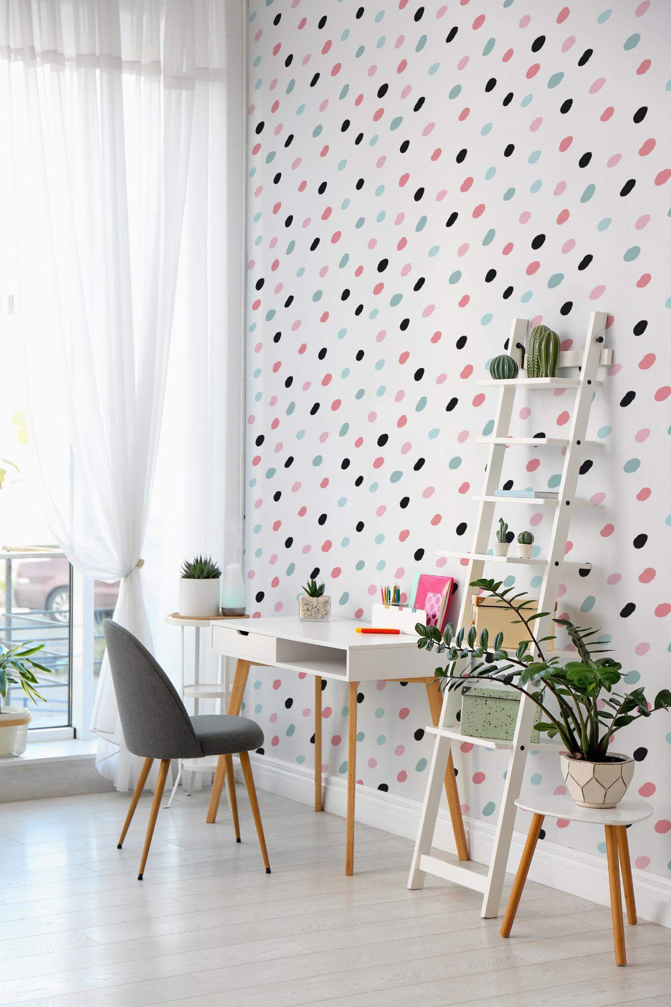 Multicolor dotted Wallpaper - Image 4