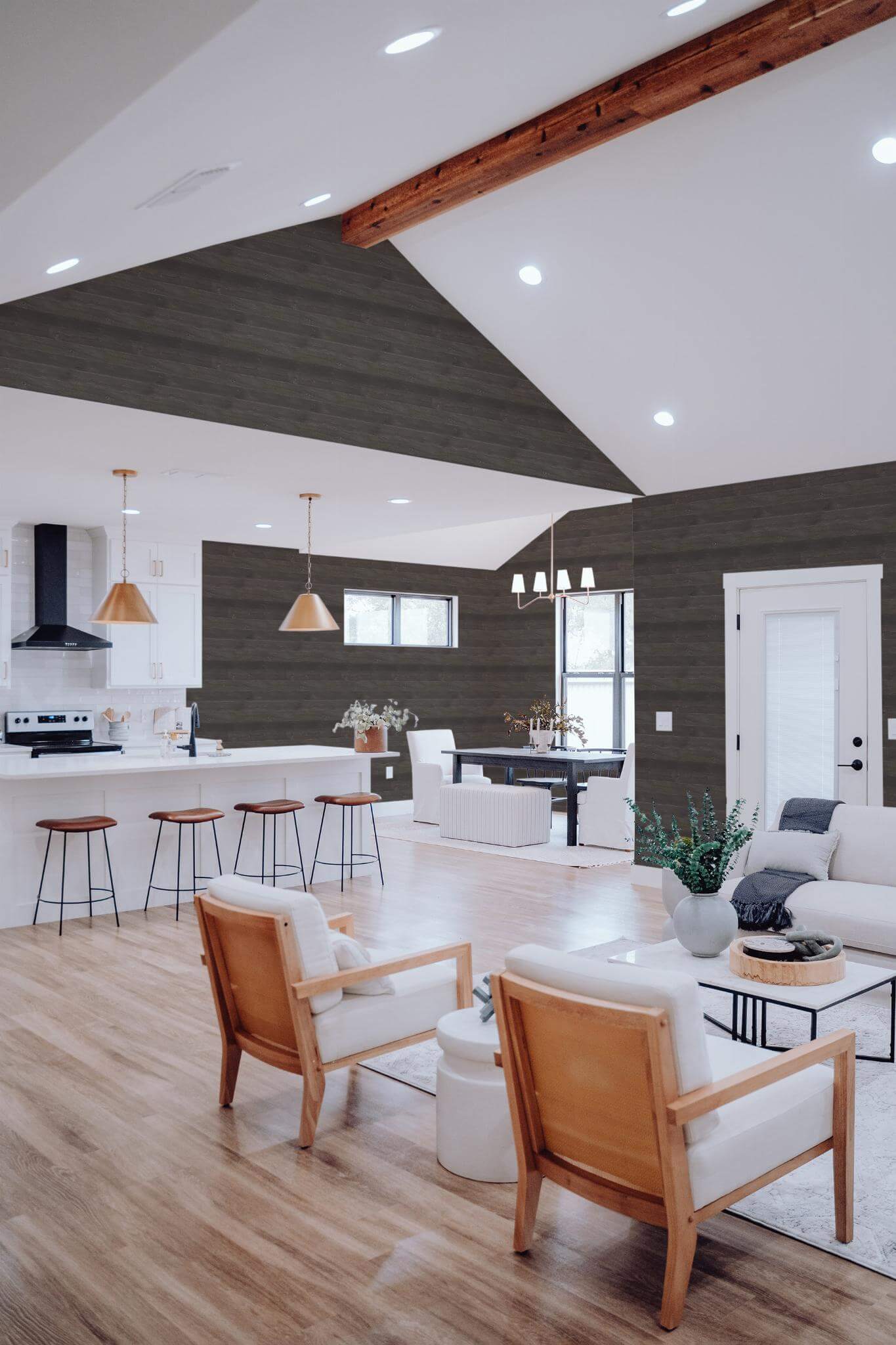 Dark wood Wallpaper - Image 3