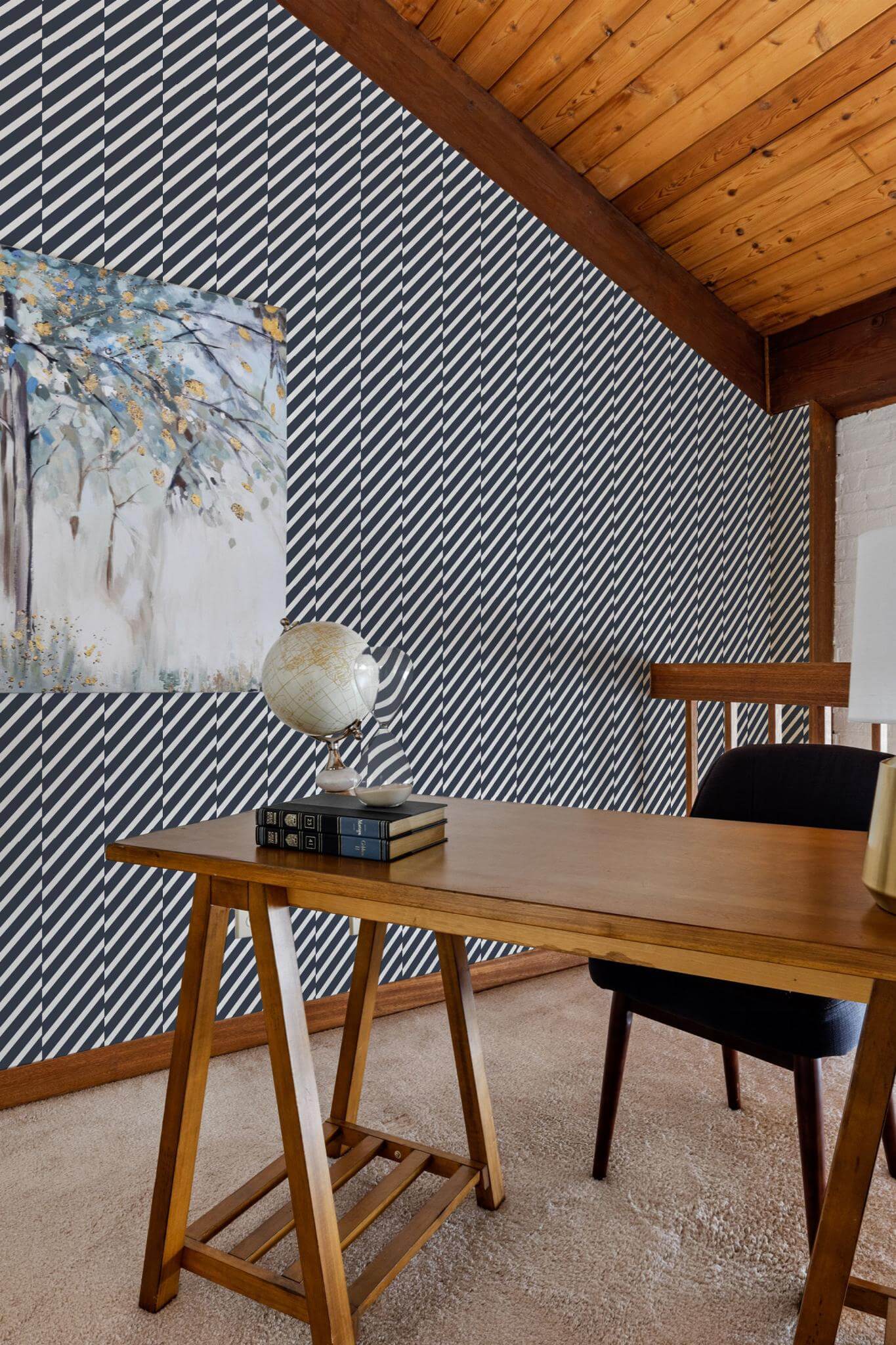 Diagonal broken lines Wallpaper - Image 4