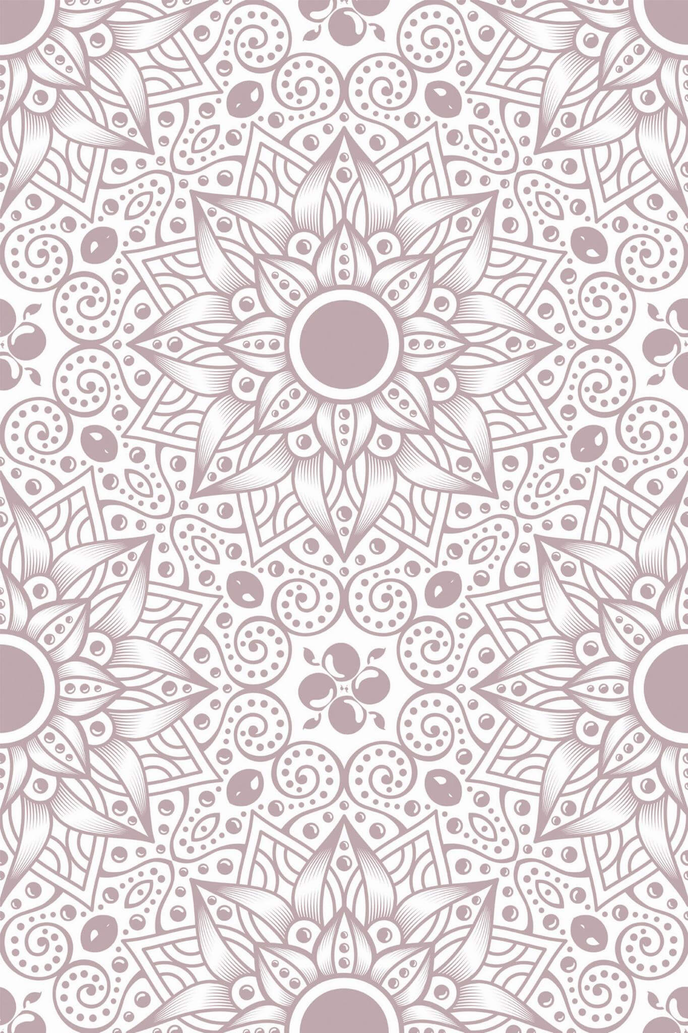 Floral mandala Wallpaper - Image 2