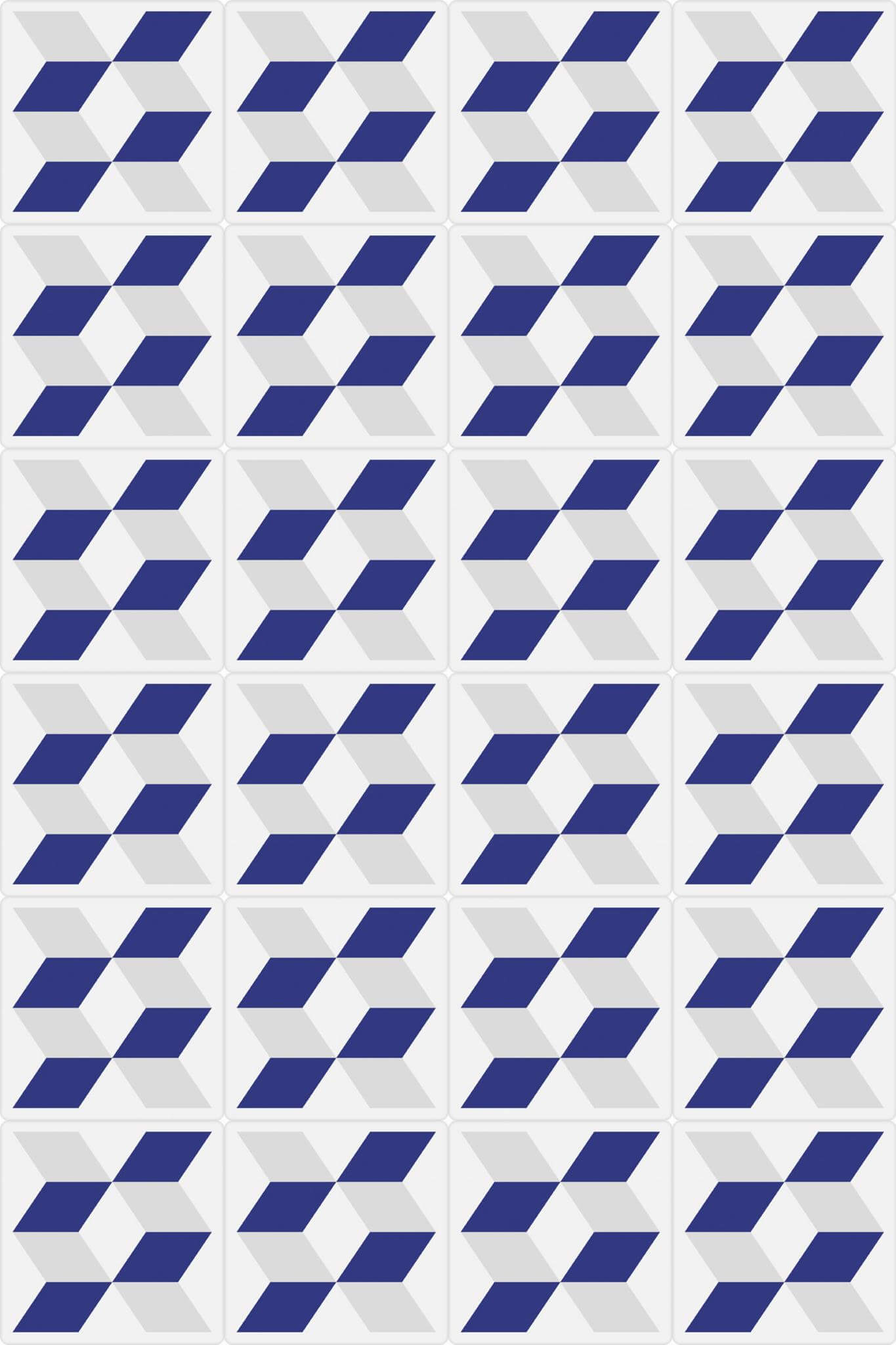 Geometric cube tile Wallpaper - Image 2