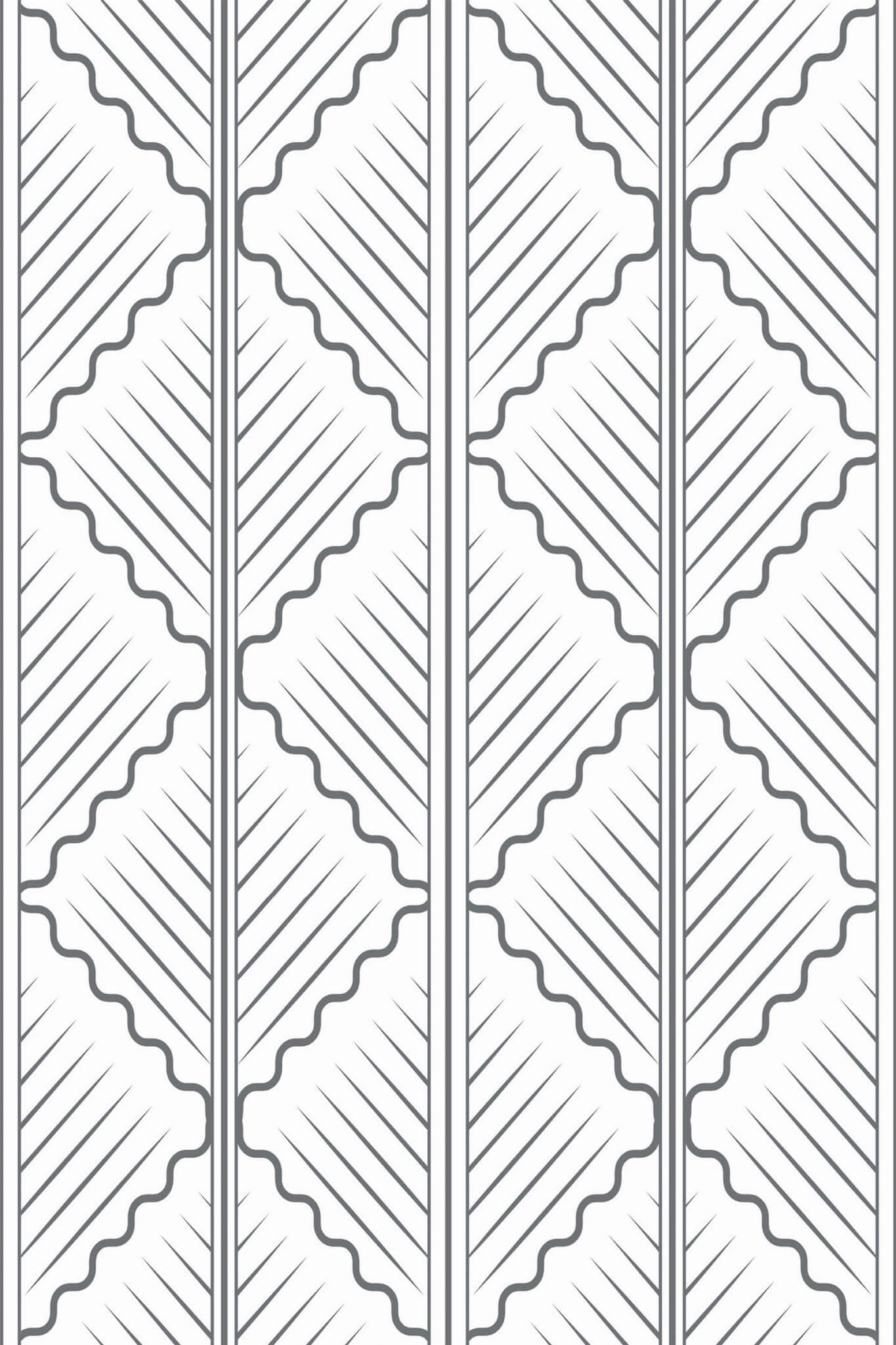 Gray oak leaf Wallpaper - Image 2