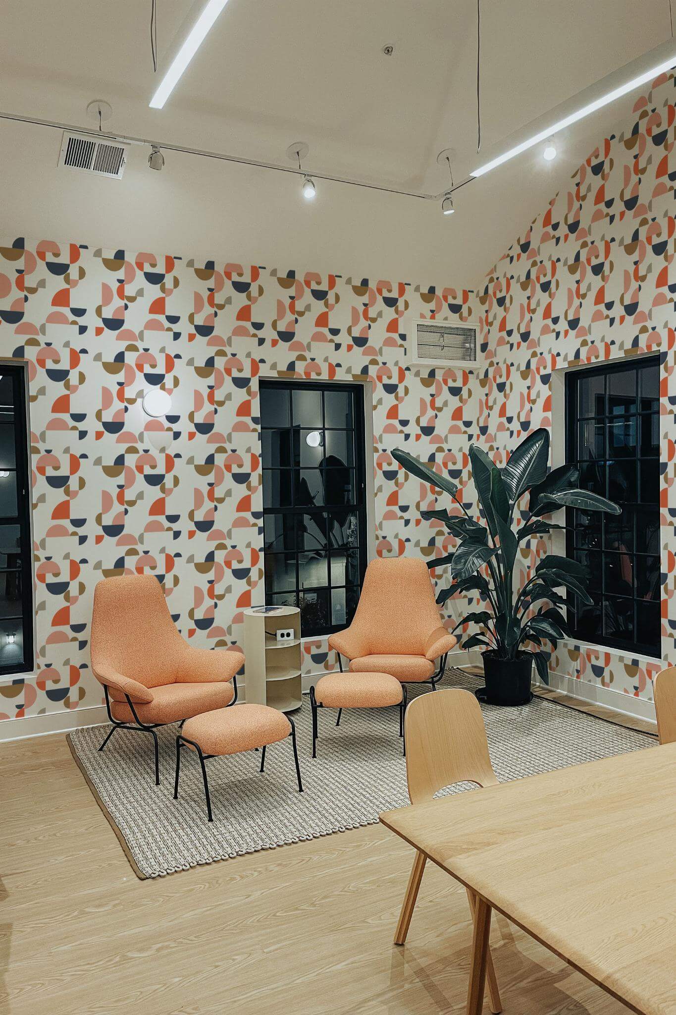 Abstract geometric circles Wallpaper - Image 3