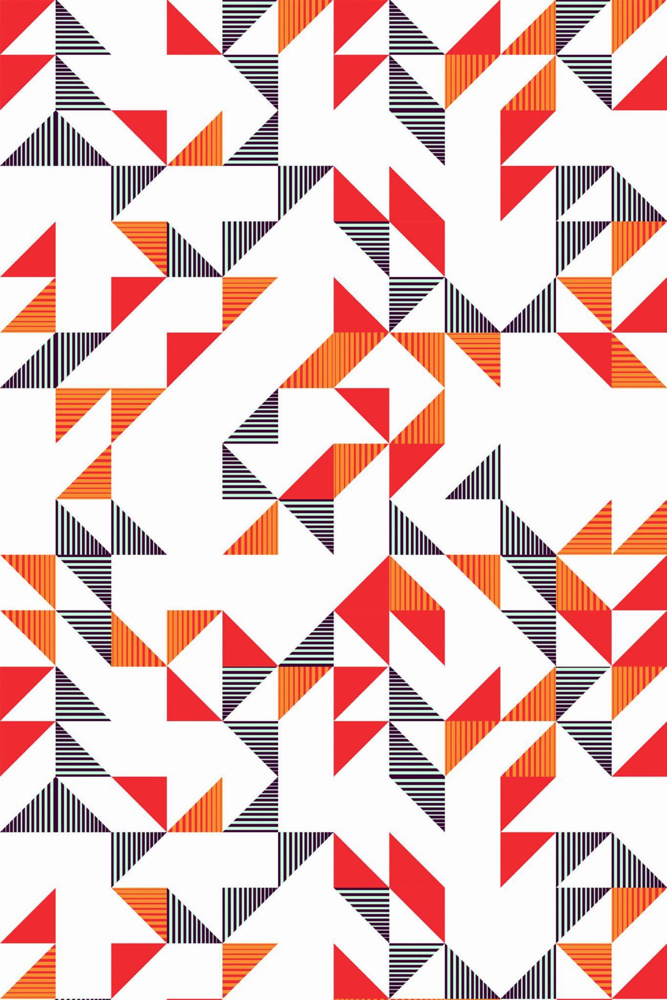 Multicolor geometric triangle Wallpaper - Image 2