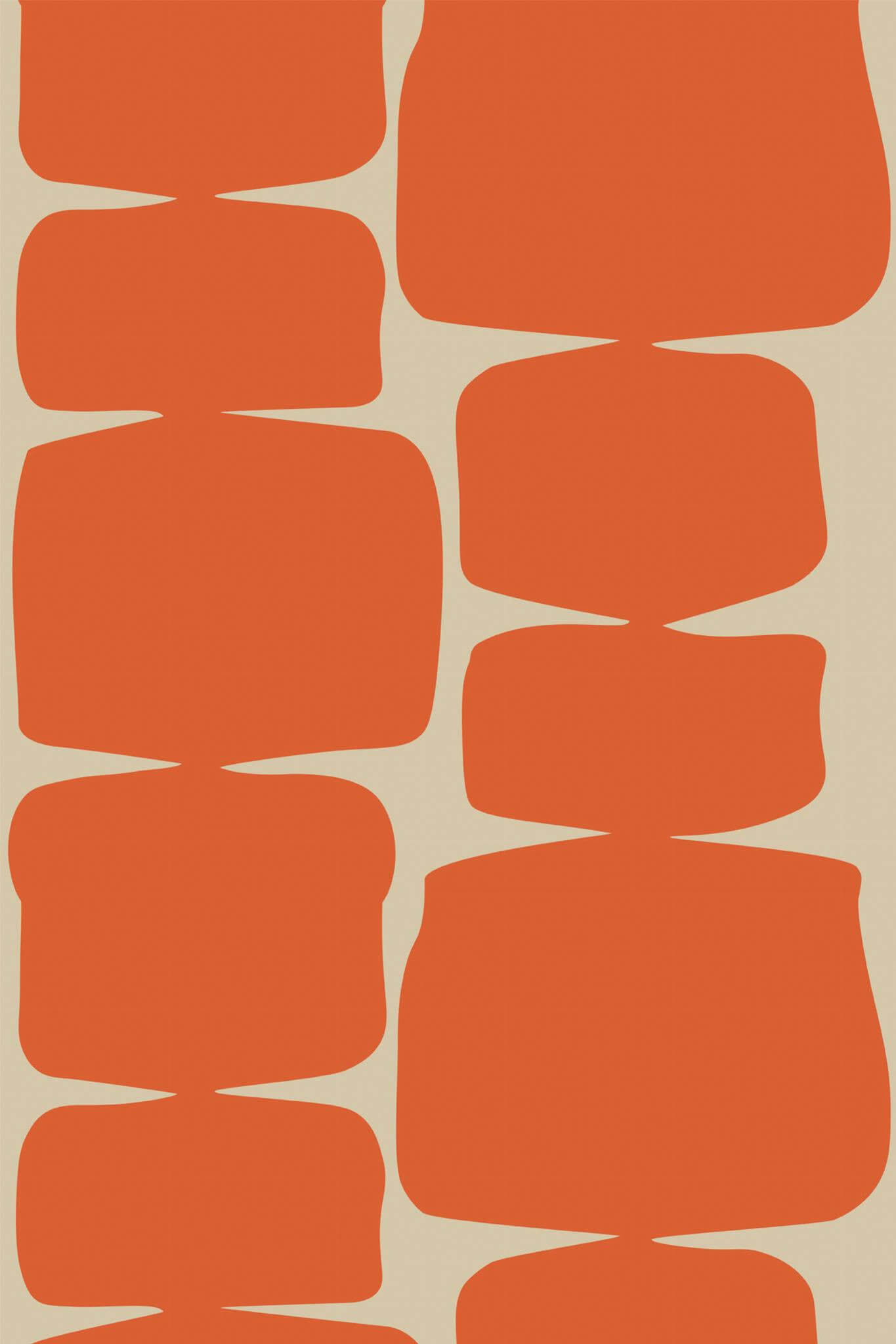 Orange retro Wallpaper - Image 2
