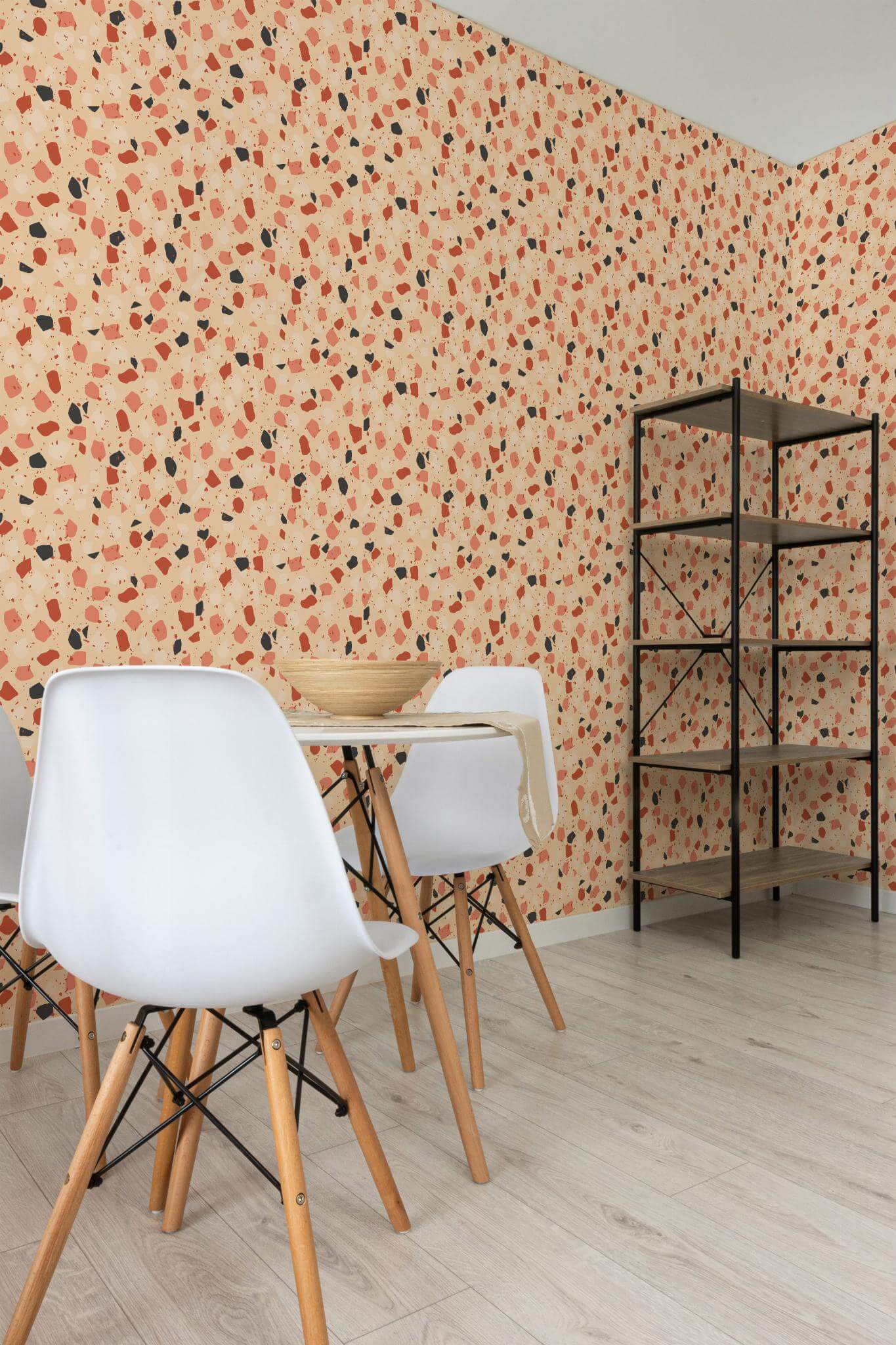 Orange terrazzo Wallpaper - Image 3