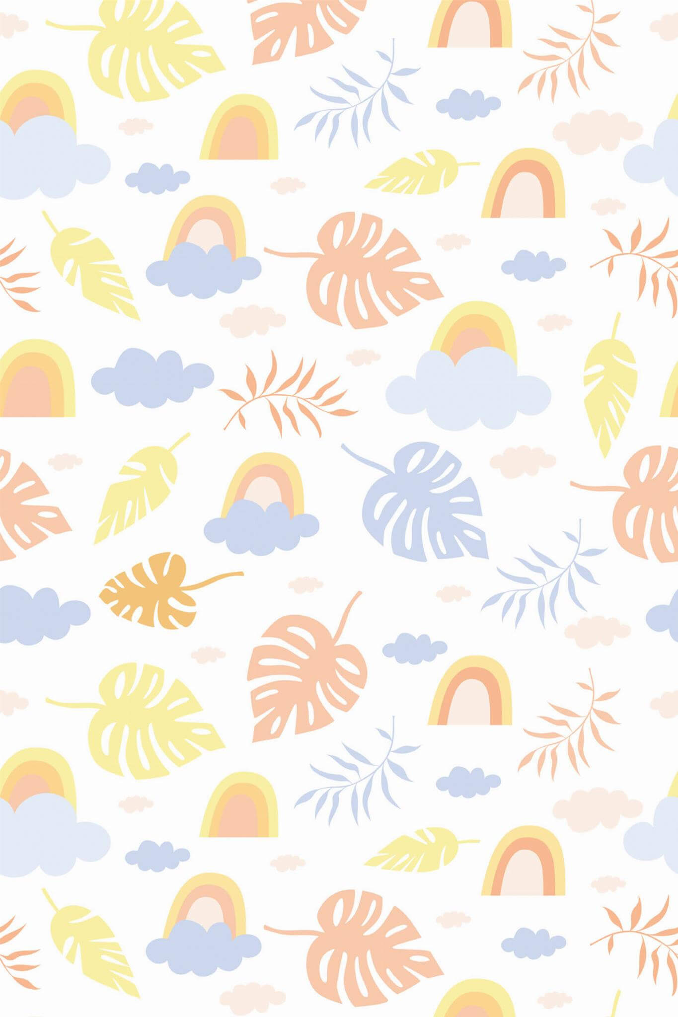 Pastel boho nursery Wallpaper - Image 2