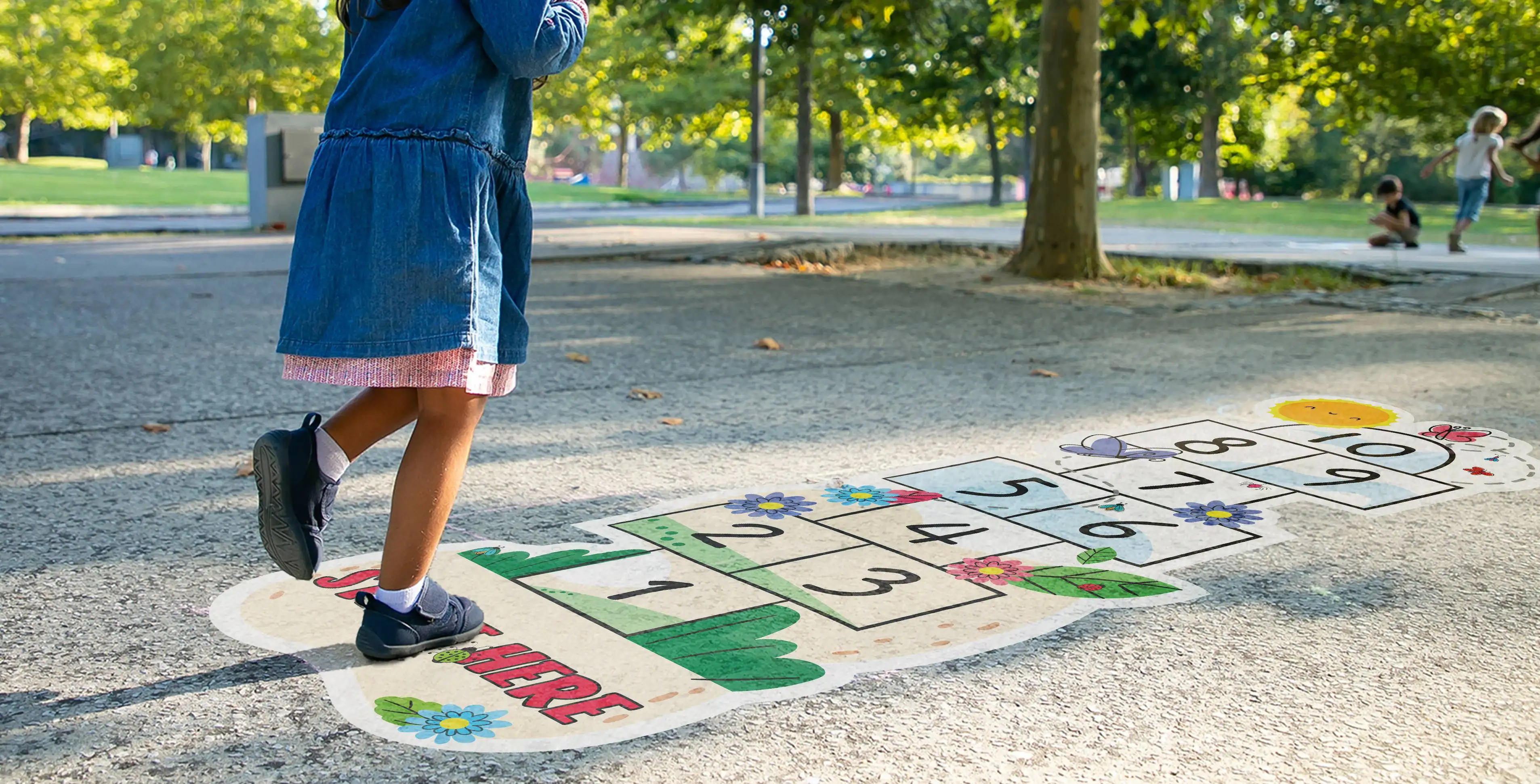 Child playing, Non Slip, Vinyl Sheets, and Safety