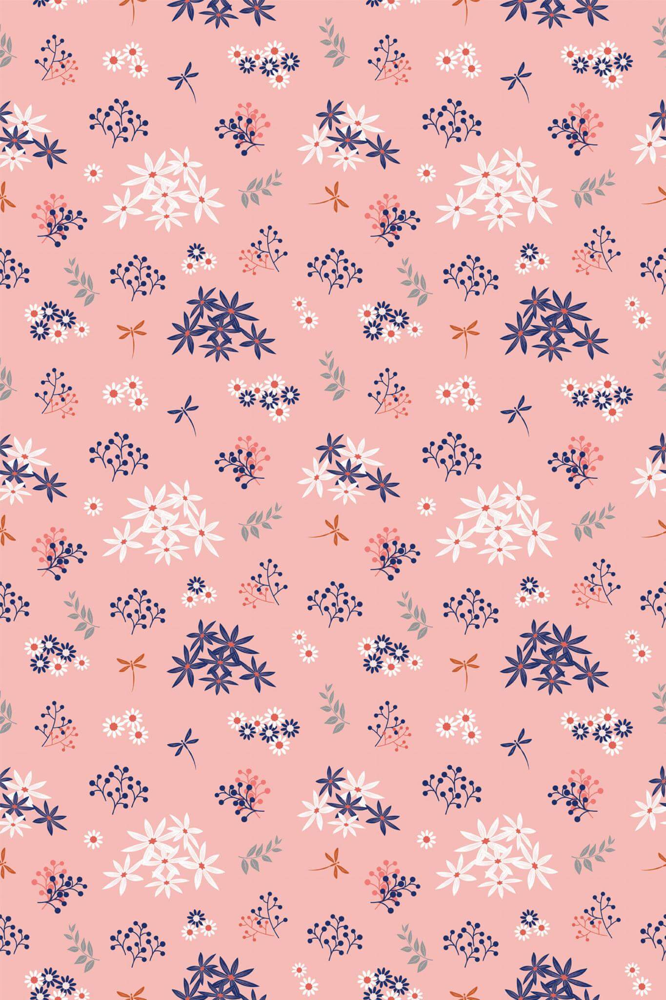 Pink floral Wallpaper - Image 2