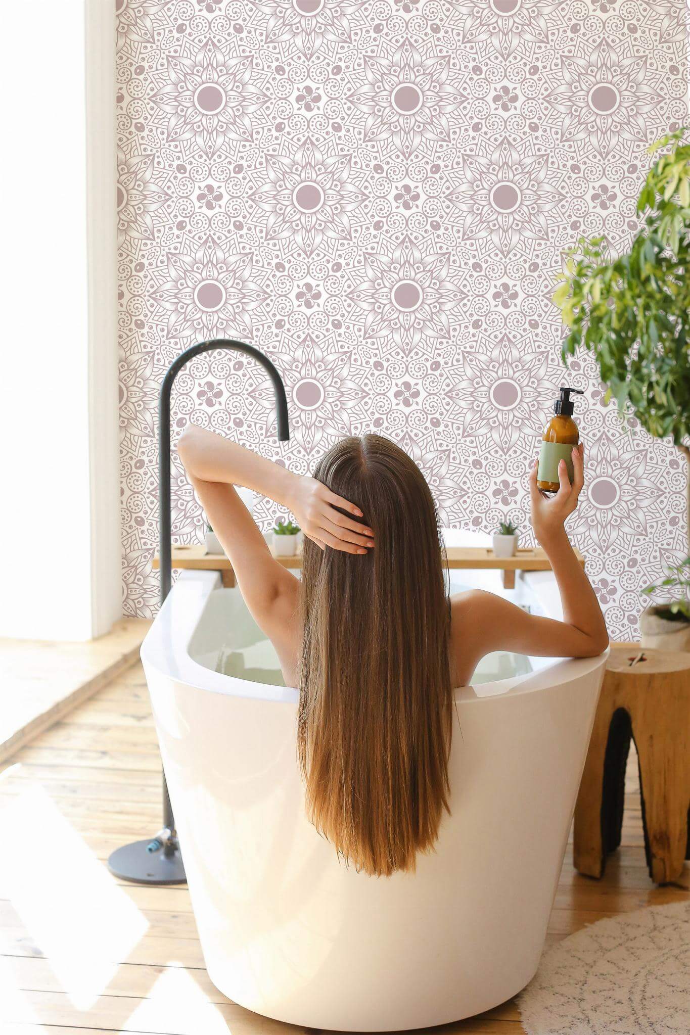 Floral mandala Wallpaper - Image 4