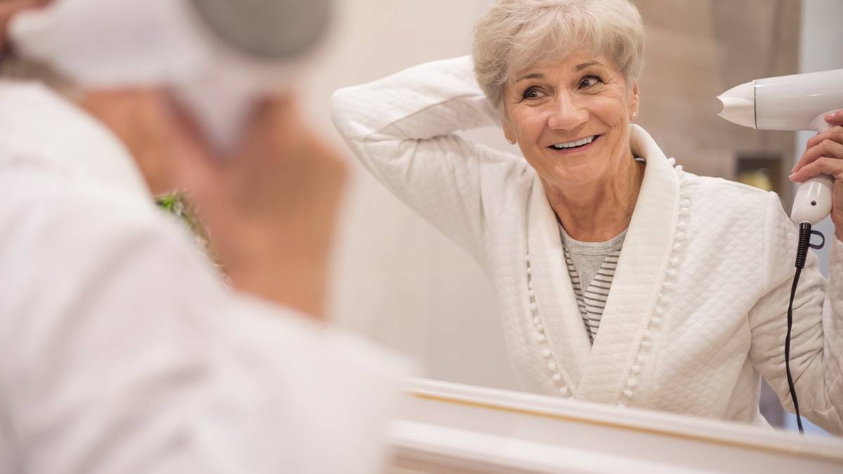 Smiling elderly, Non Slip, Vinyl Sheets, and Safety