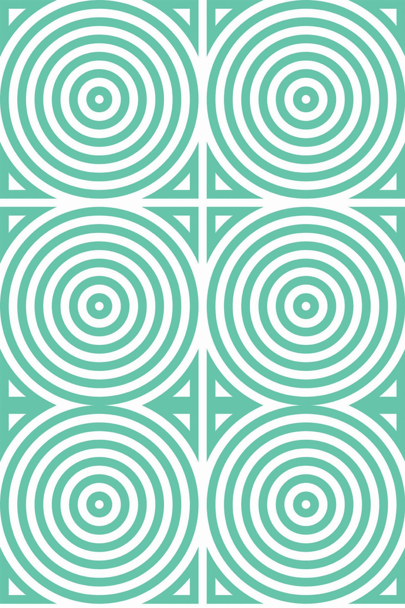 Seamless retro circles Wallpaper - Image 2