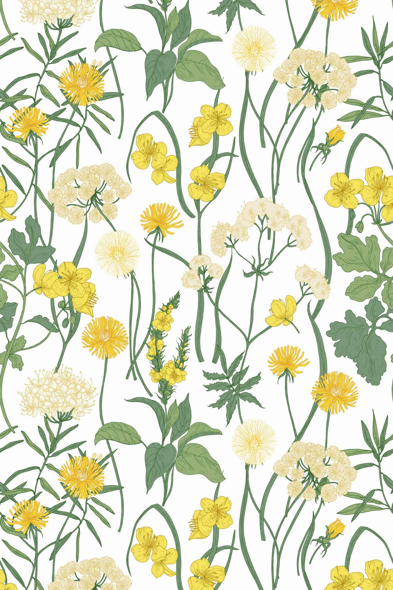 Vintage wildflower Wallpaper - Image 2