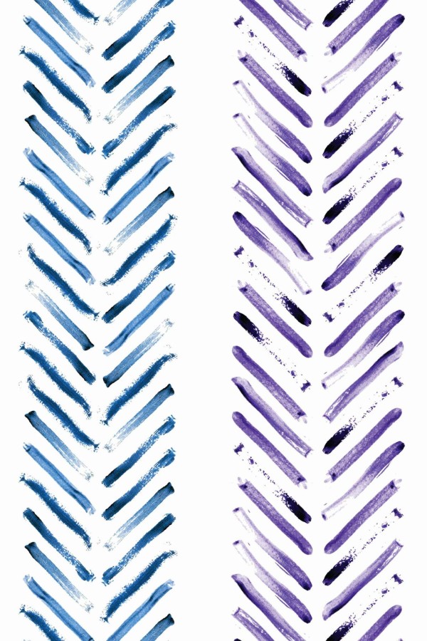 Watercolor herringbone Wallpaper - Image 2