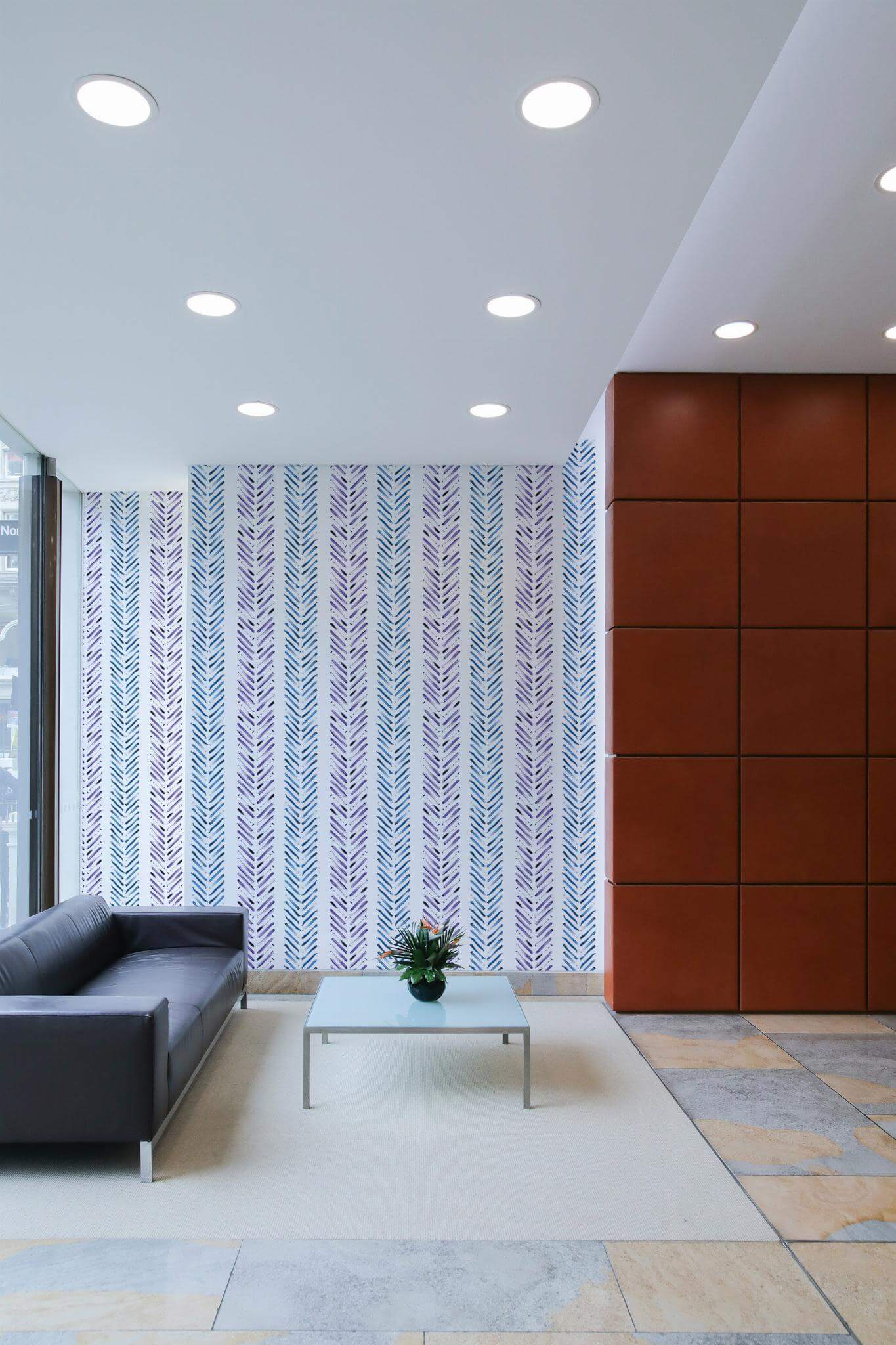 Watercolor herringbone Wallpaper - Image 4