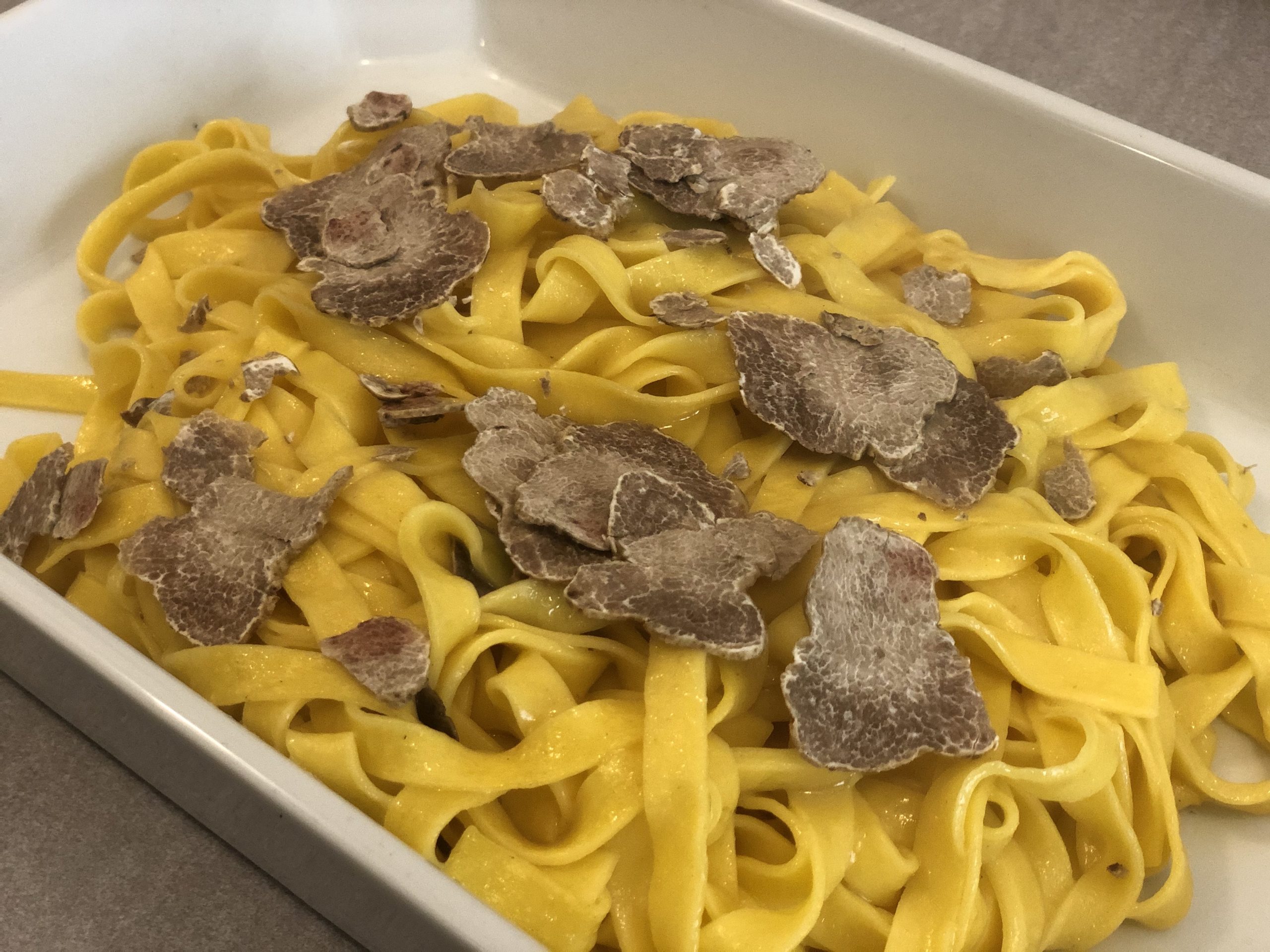 Tagliatelle and truffle