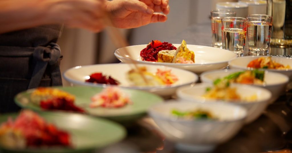 Gourmet italian food