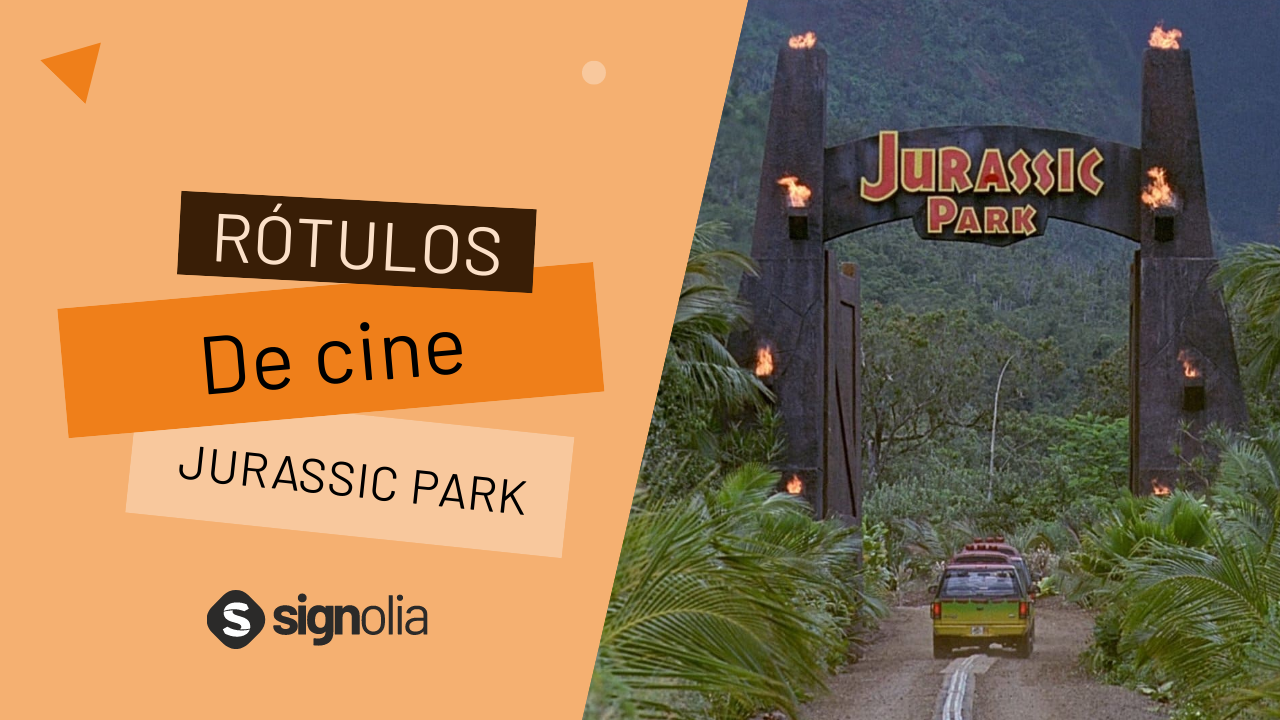 Panneau Jurassic Park