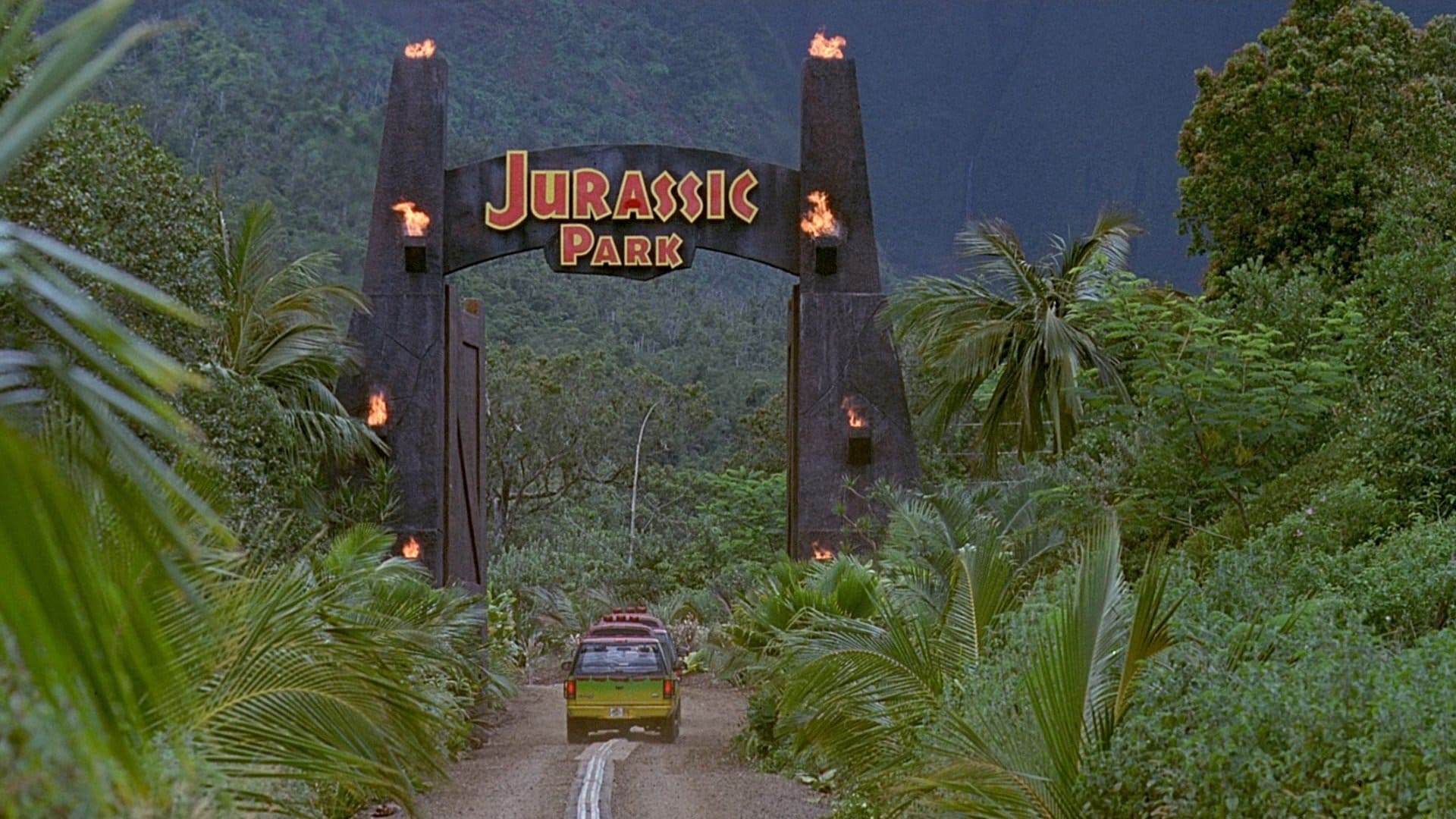 Panneau Jurassic Park
