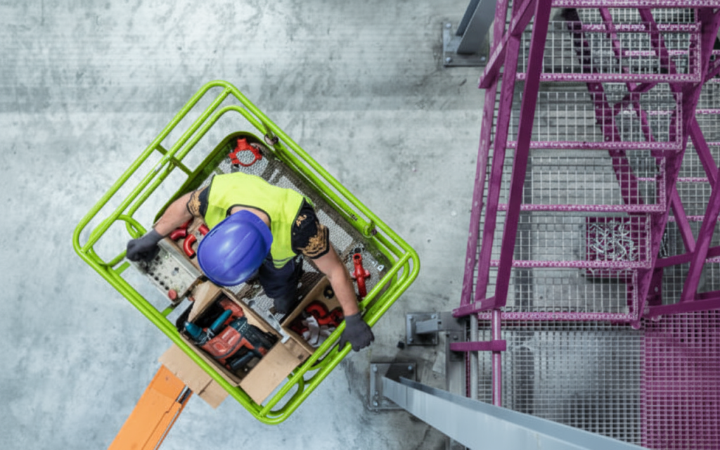 Green Lifting Crane Installation Equipment