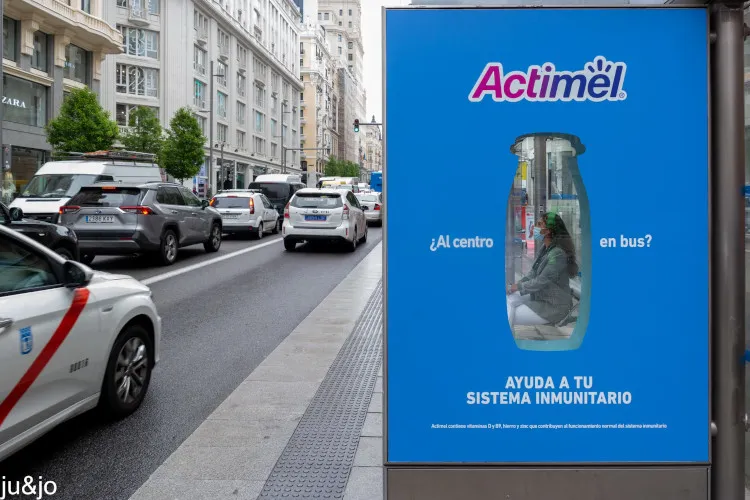 Campña Actimel Madrid