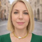 Collana artigianale con catena e perla barocca