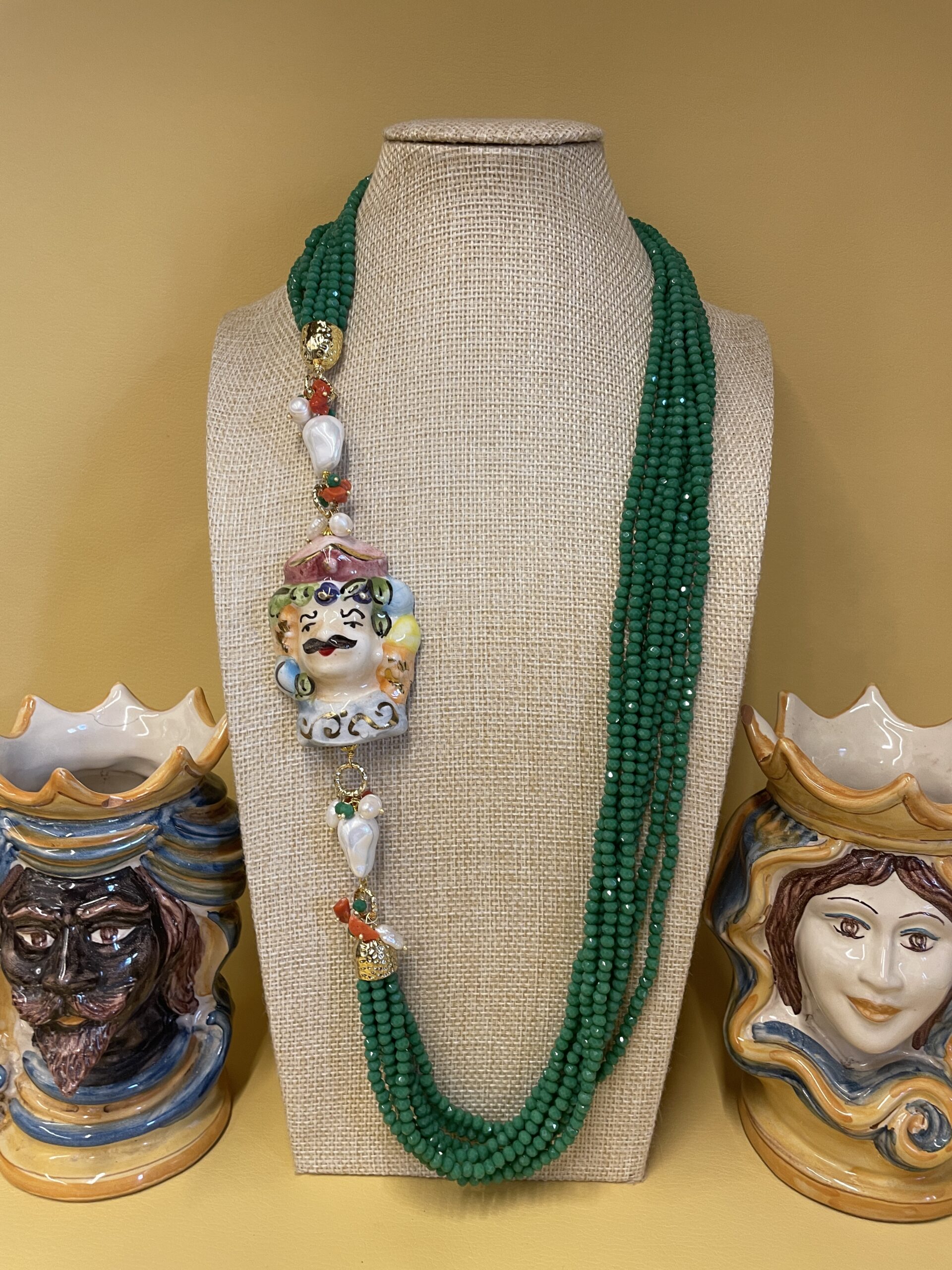 collana siciliana testa di moro