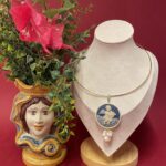 Collan artigianale con ciondolo Cammeo.