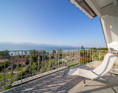 Appartement rénové 2 chambres à Buchillon avec vue sur le lac