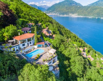 Villa d'été avec vue panoramique à Lugano