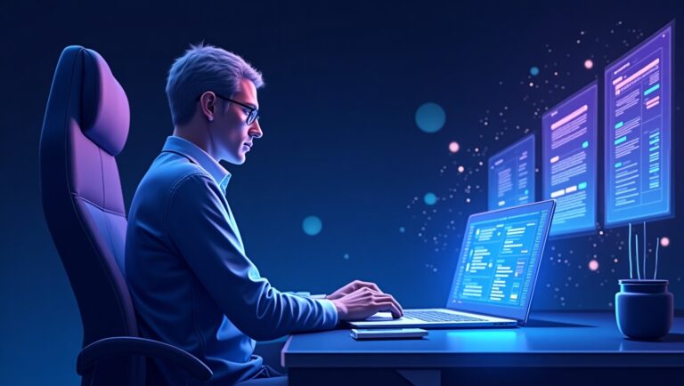 One man, while three