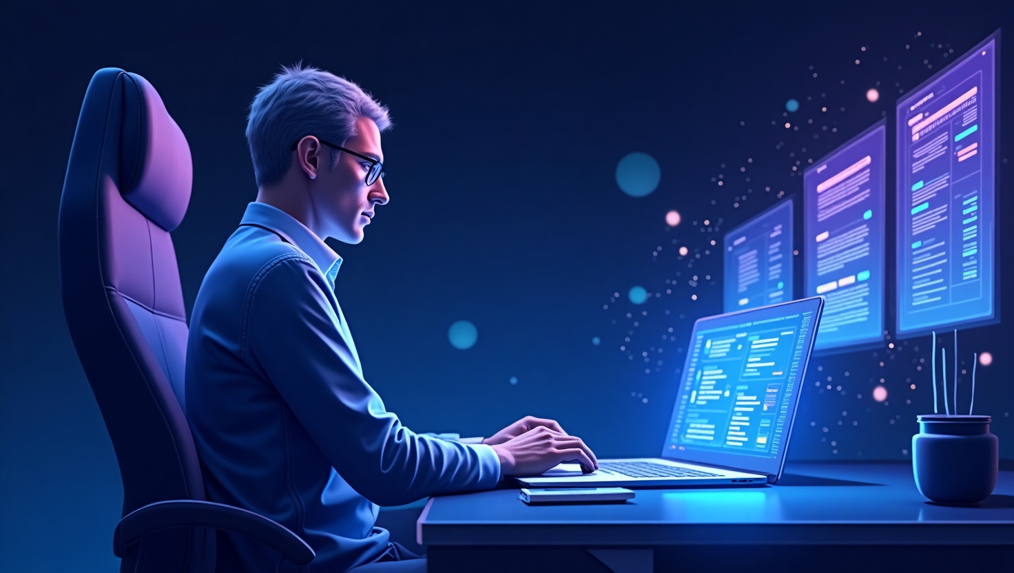 One man, while three