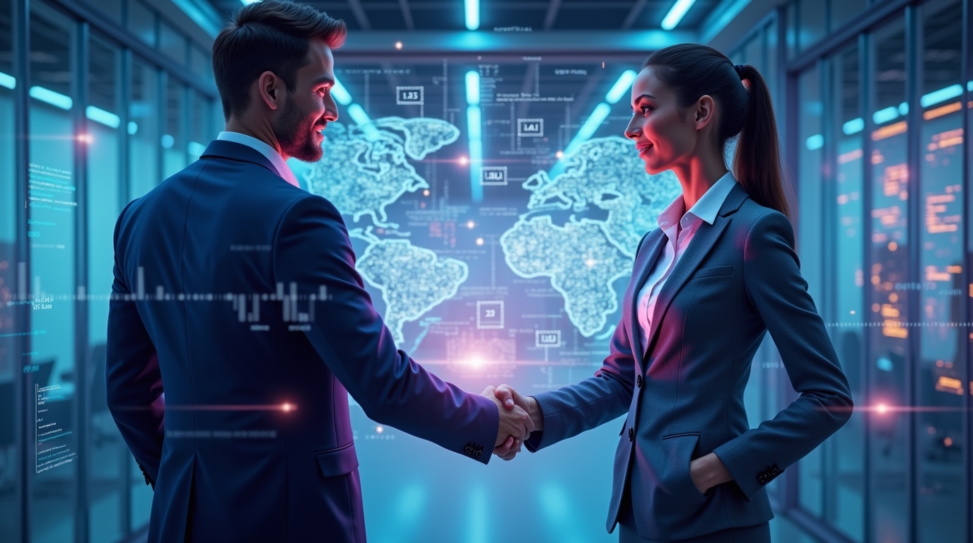 Two professionals, confirming the