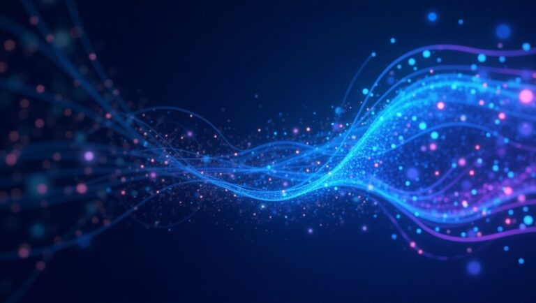 Immagine digitale, con particelle