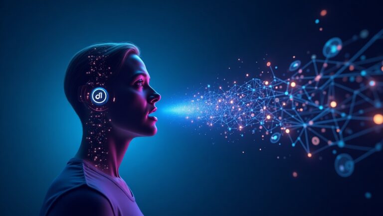 A person, generating one, symbolizing