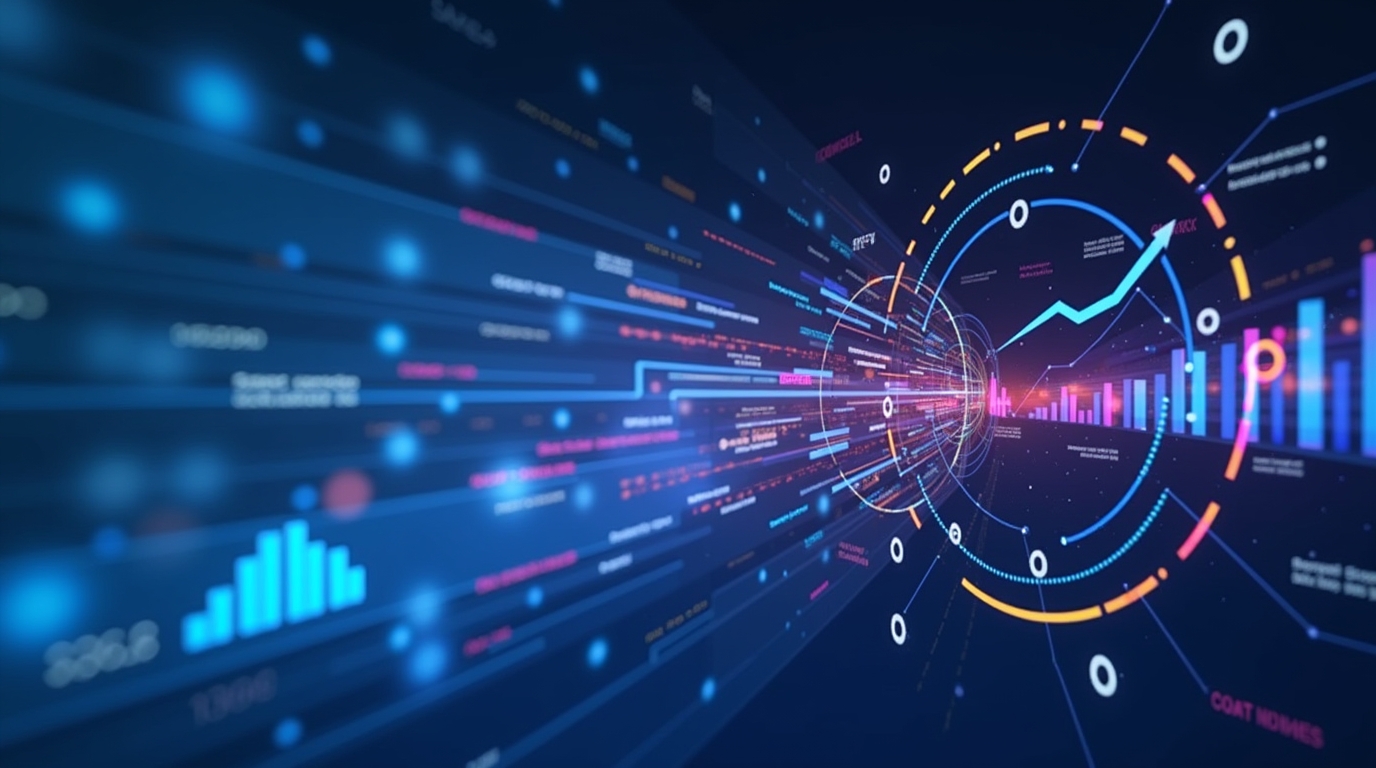 A digital illustration, including, graphs a, on one