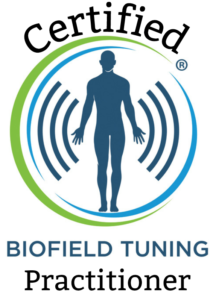 Logotipo de Biofield Tuning con Certified Practitioner agregado